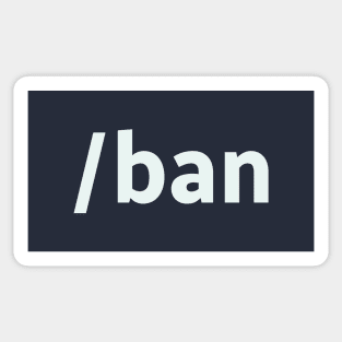 /ban Sticker